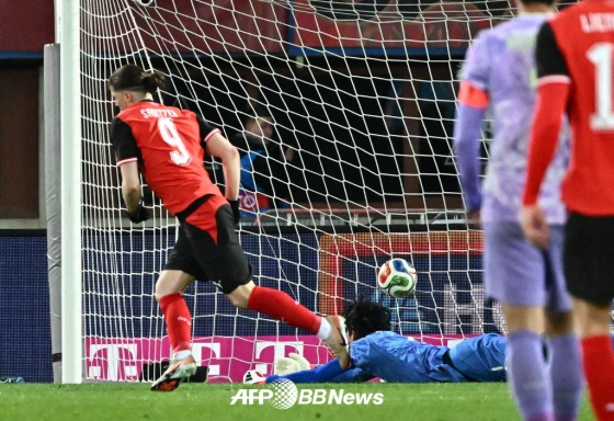 The match between South Korea and Austria at Ernst Havel Stadium in Vienna, Austria, on the 1st (Korea Standard Time). /AFPBBNews=News1