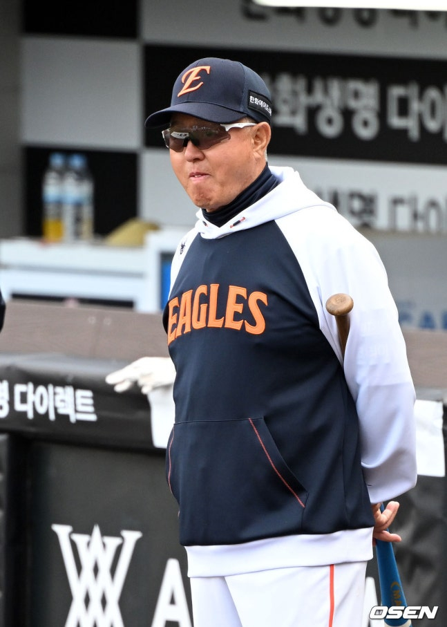 ハンファの金卿文（キム·ギョンムン）監督。 /写真=OSEN