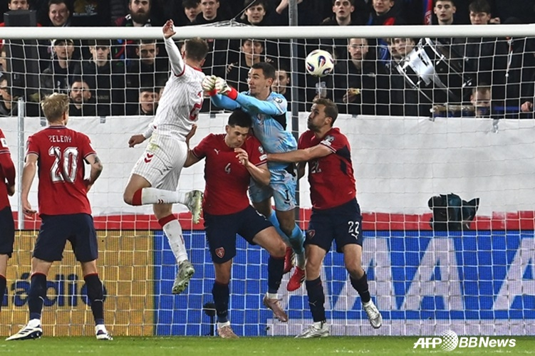 Сцена матча Чехия - Дания. /AFPBBNews =Новости 1