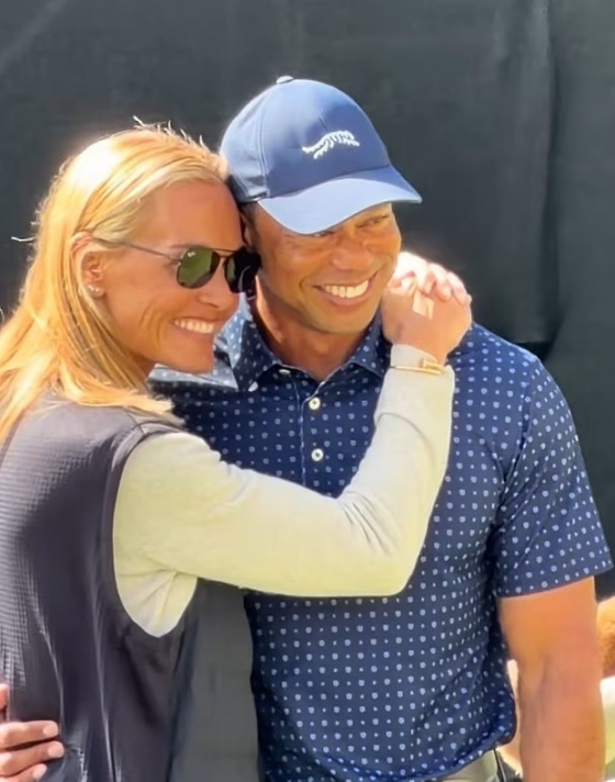 タイガー·ウッズ（右）とヴァネッサ·トランプ。 /AFPBBNews=ニュース1