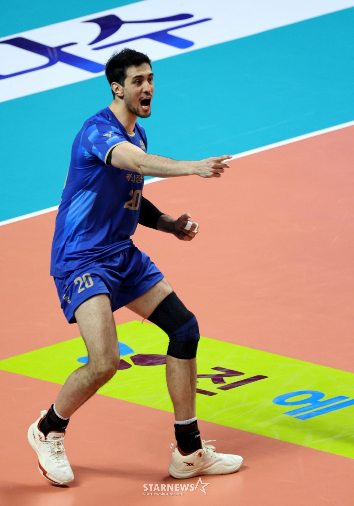 Our Araujo is happy after scoring. /Photo = Senior Reporter Kang Young-jo