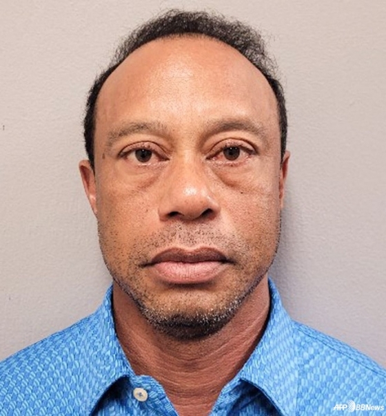 Ảnh Mugshot của Tiger Woods được tiết lộ ngay sau khi cảnh sát bắt giữ. /AFPBBNews = Tin tức 1