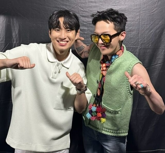 Mimi Minu (left), G-Dragon/Picture = Mimi Minu SNS