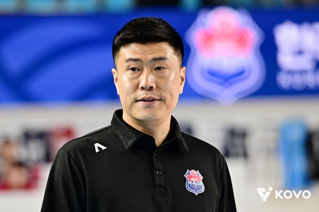 Kim Young-rae, đại diện giám sát Tổng công ty đường bộ Hàn Quốc. /Ảnh = Liên đoàn bóng chuyền Hàn Quốc cung cấp