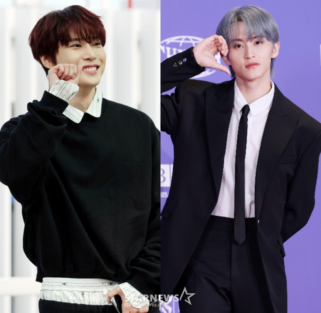 左からドヨン、マーク/写真=スターニュース