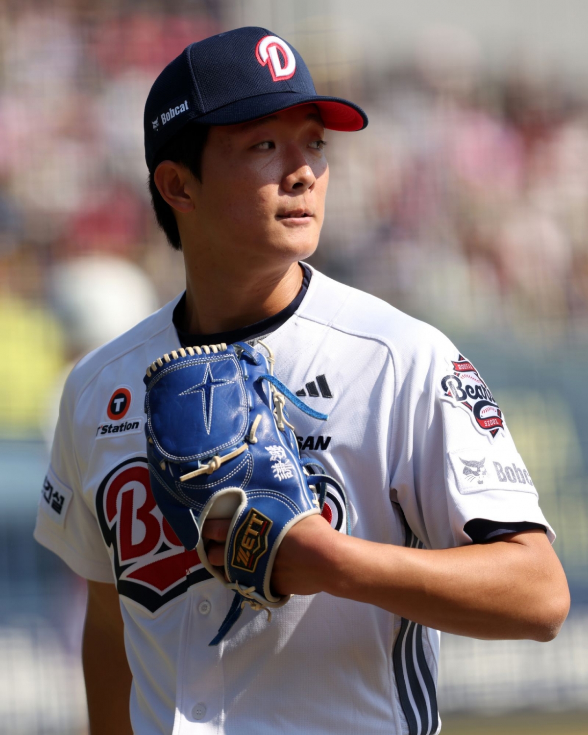 Cầu thủ ném bóng Choi Min Seok của Doosan Bears. /Ảnh = Doosan Bears cung cấp