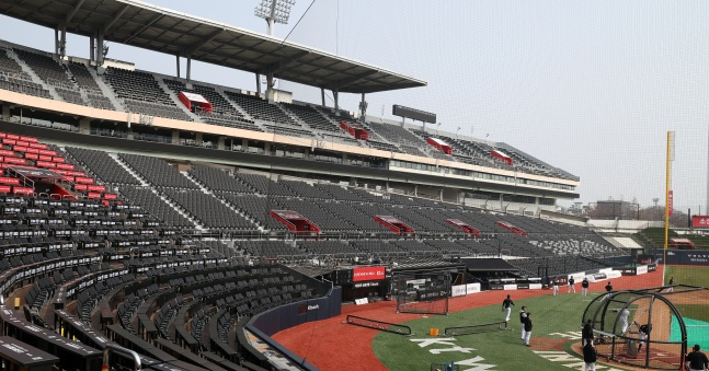 水原KT Wizpark观众席。 =照片=KT wiz提供。 