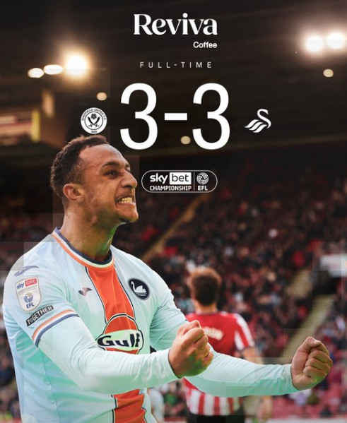 Swansea City striker Adam. /Photo = Swansea City official SNS Source