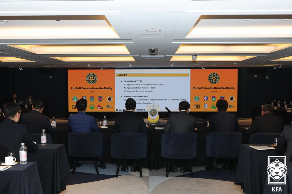 EAFF regular general meeting held in Seoul on the 4th. /Photo = Courtesy of the Korea Football Association
