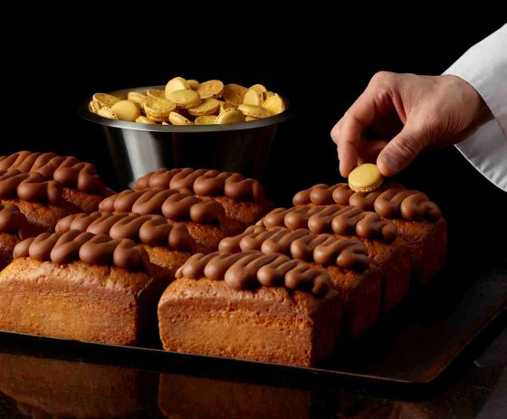 =皮埃尔·爱马仕巴黎的招牌菜 莫加多尔 英镑蛋糕/照片提供= Galleria