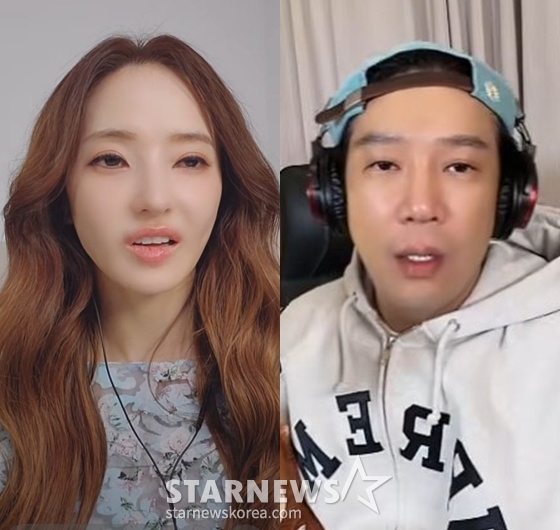 左からハン·チェヨン、MCモン/写真=ティクトク