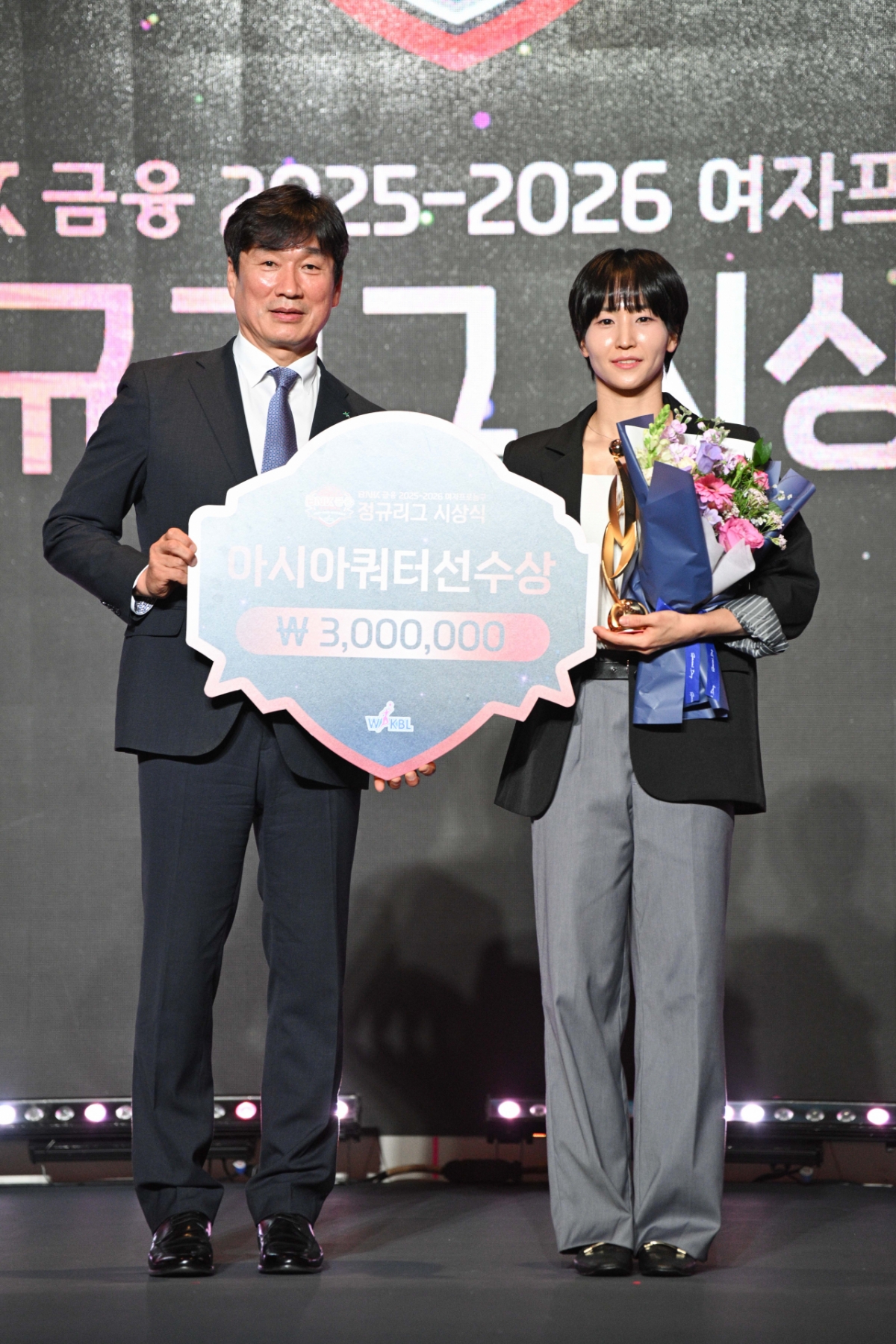 Саки Иидзима (справа). /Фото = Предоставлено WKBL.