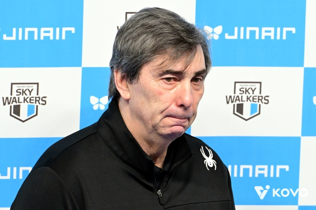 "대한항공 천안서 우승하는 것 보고 싶지 않아" 블랑 감독 고백, 현대캐피탈 바꿔놓은 '분노의 힘' [천안 현장]