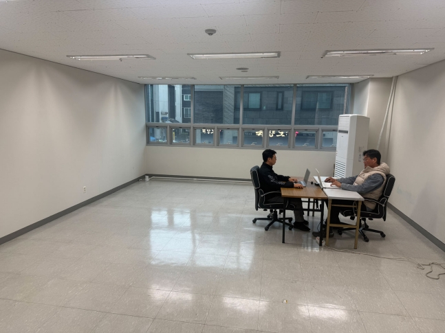 KPGA労組が隔離配置されたと主張した復職職員の事務室の姿。 /写真=KPGA労組提供