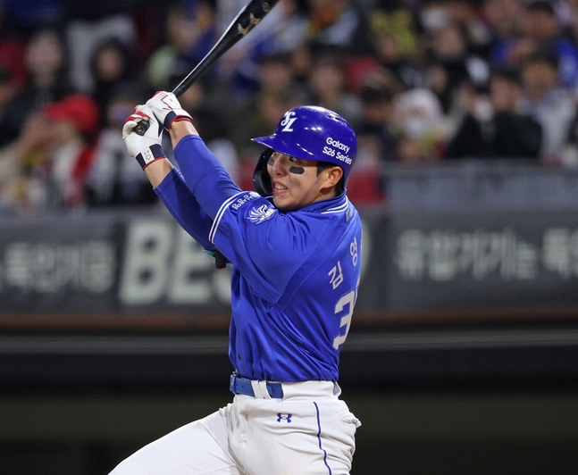 Главный герой финала - Ким Ён Ун. /Фото = Samsung Lions