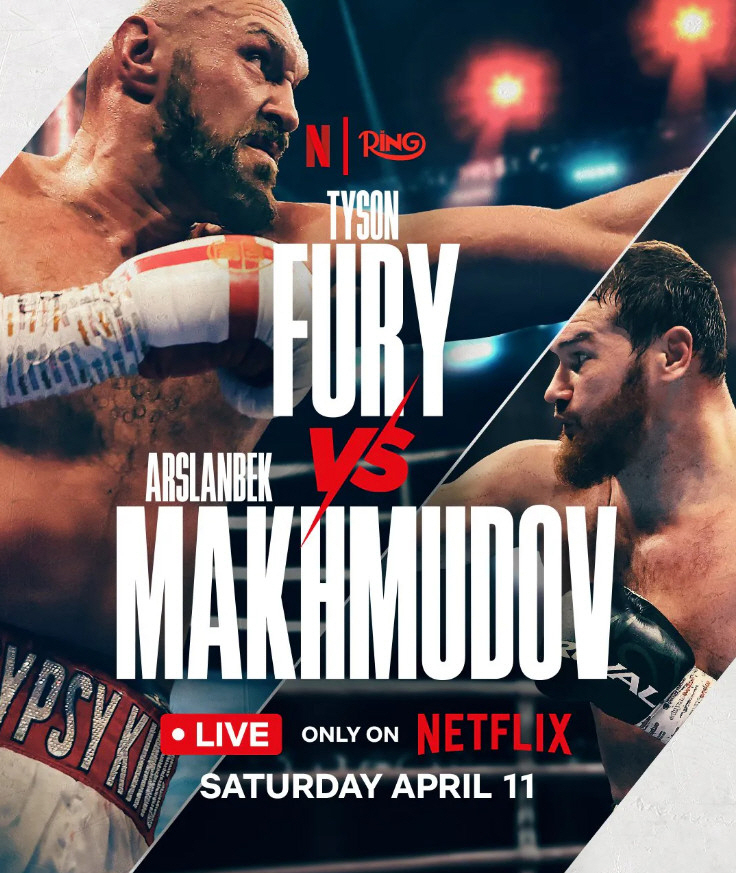 The heavyweight boxing showdown between Aslanbeck Mahmoudov (left) and Tyson Fury (right) will be held at Tottenham Hotspur Stadium in London on the 11th. /Photo = Courtesy of Netflix