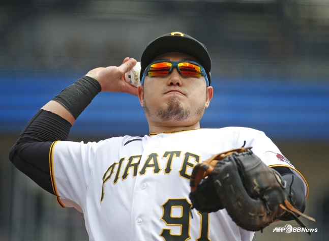 Choi Ji-man also played for Pittsburgh in the 2023 season. /AFPBBNews=News1