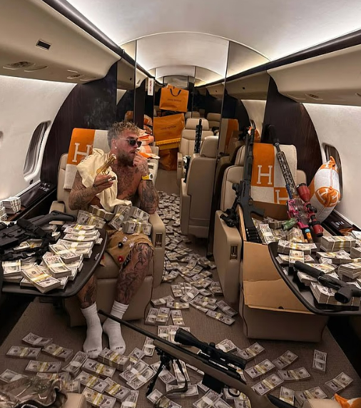 Jake Paul revealed a bundle of money after the match with Anthony Joshua. /Photo = Jake Paul Personal Social Network Service (SNS)