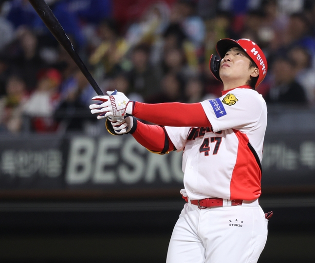 感到遗憾的罗成范。 =照片:起亚老虎队