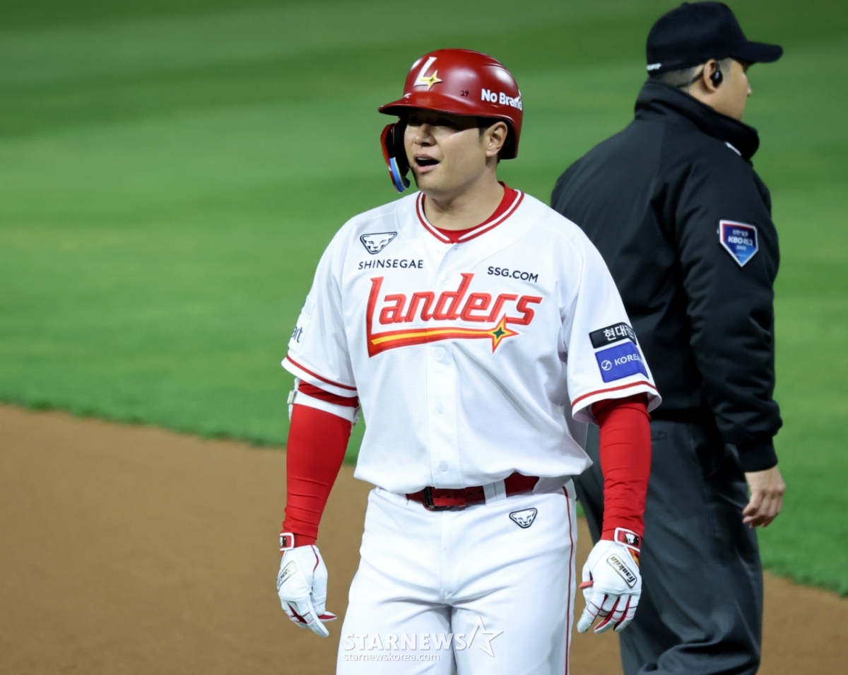 Kim Jae Hwan của SSG Landers. /Ảnh = Phóng viên cao cấp Kang Young Jo