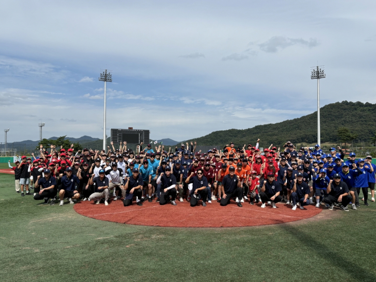 2025 KBO 棒球训练营风景 =照片=KBO提供。