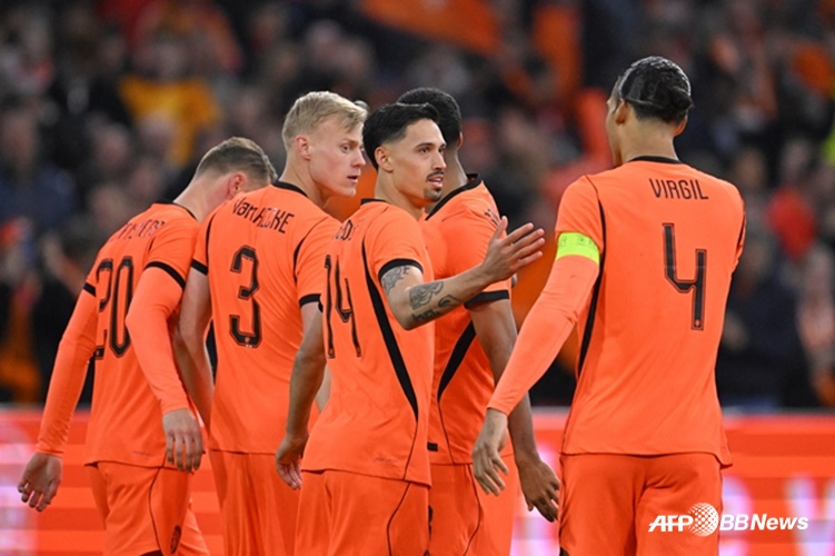 Dutch national football team players. /AFPBBNews=News1
