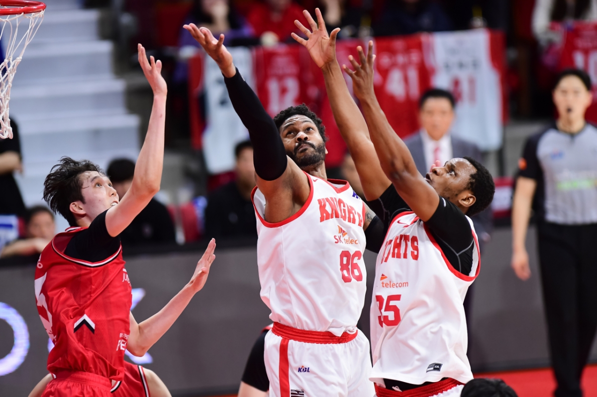 Во время матча между Сеульским СК и Аняном Чангхваном. /Фото = Предоставлено KBL.