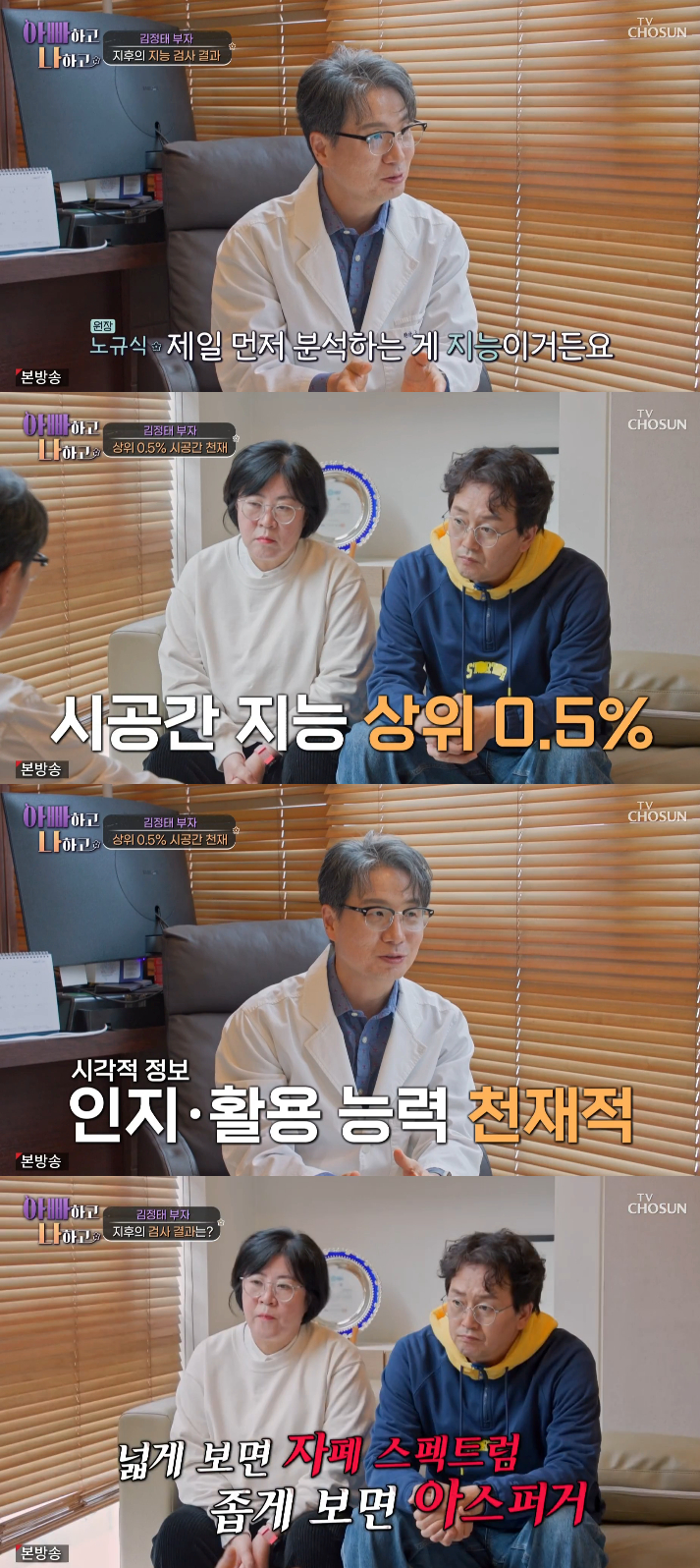 /Фото = Экран трансляции телешоу "Отец и я"