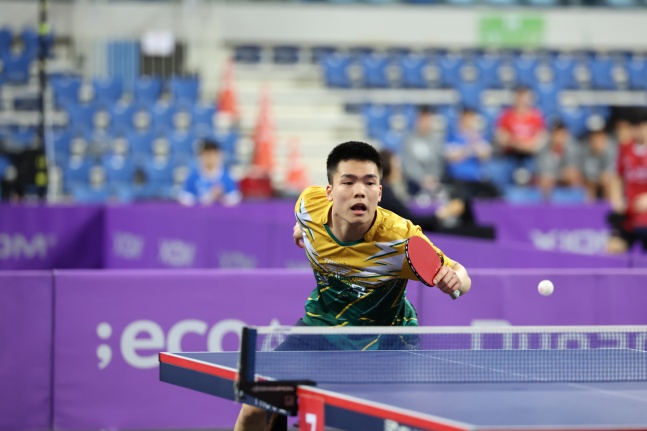 Im Yuna của đội tuyển bóng bàn nam quốc gia Hàn Quốc. /Ảnh = Hiệp hội bóng bàn Hàn Quốc cung cấp