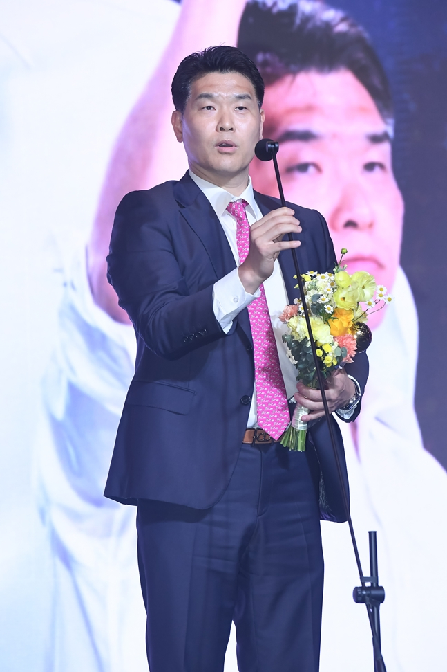 昌原（チャンウォン）LGのチョ·サンヒョン監督。 /写真=KBL提供