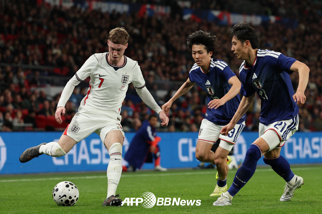 Đội tuyển bóng đá quốc gia Anh đã thua Nhật Bản 0-1 trong trận đấu vòng loại được tổ chức tại Wembley, London, Anh vào ngày 1. /AFPBBNews = Tin tức 1