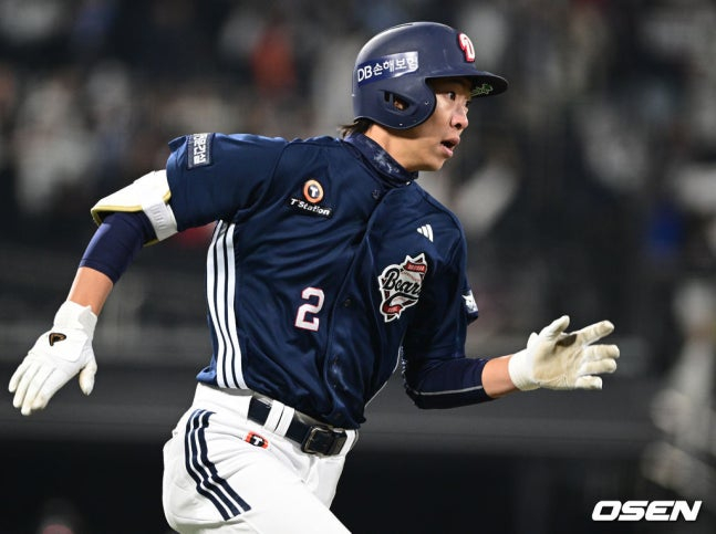 斗山队的金珉硕。 