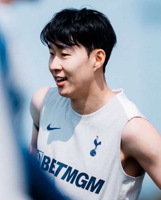 Son Heung-min's return to Tottenham's training ground. /Photo = Tottenham's official SNS Source