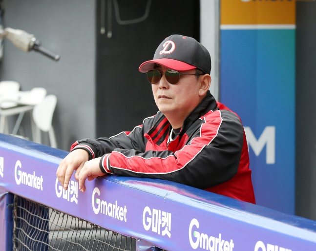 德寿高中教练郑允珍。 =照片=SSG兰德斯提供。