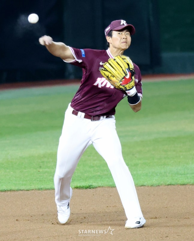 守備するオ·ジュンソ。 /写真=姜永祚（カン·ヨンジョ）先任記者