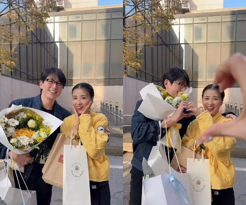 照片=柳秀英的照片墙。