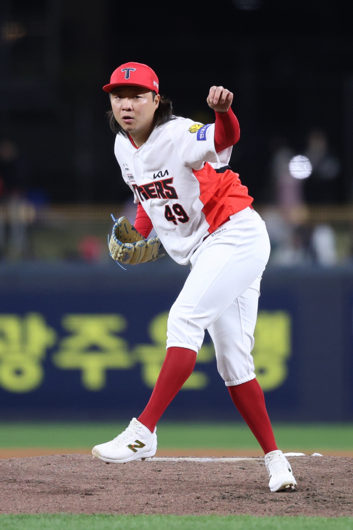 KIA Tigers bullpen pitcher Kim Bum-soo. /Photo = Courtesy of KIA Tigers