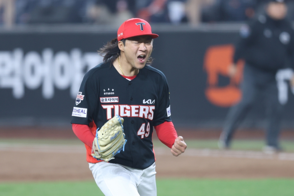 KIA Tigers bullpen pitcher Kim Bum-soo. /Photo = Courtesy of KIA Tigers
