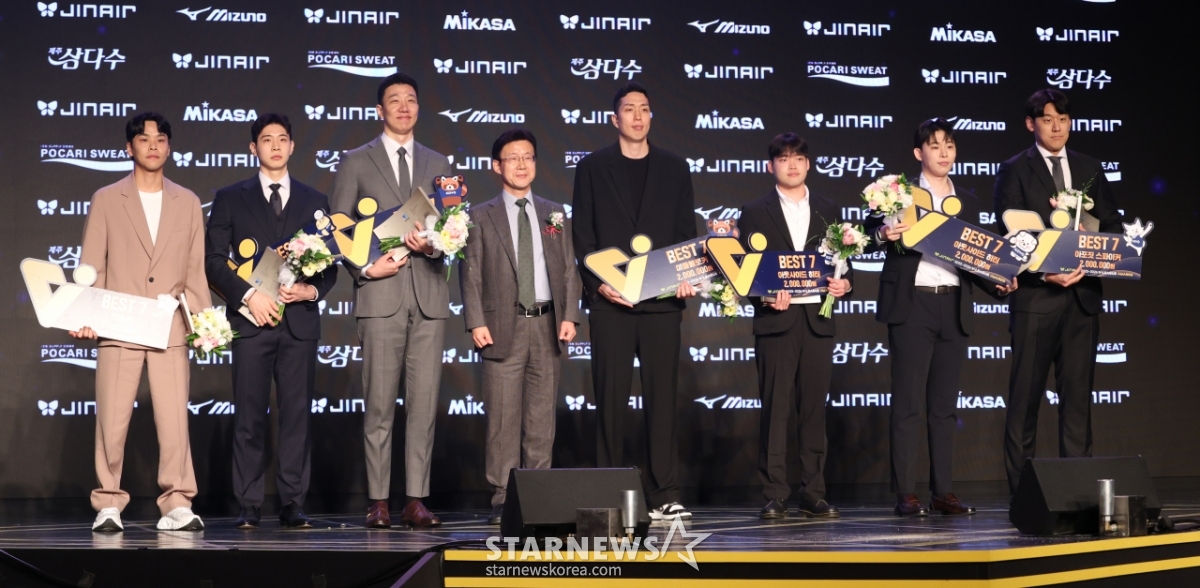 [포토] 신영석, BEST 7 최장신