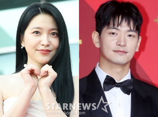 =Red Velvet成员YERI和姜尚俊。