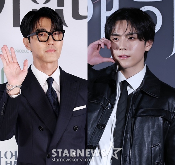 =左起为车胜元、金度勋。