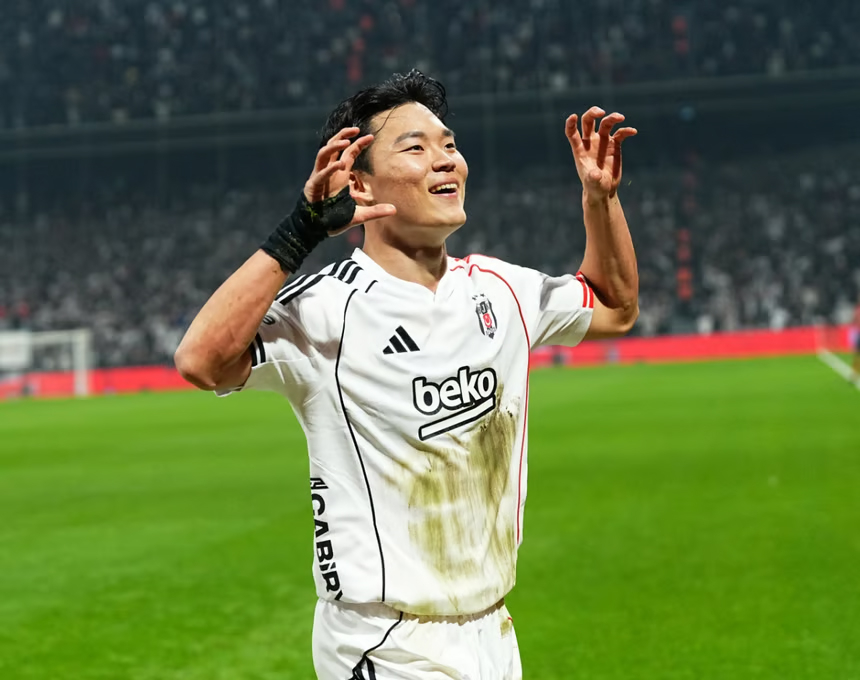 Tiền đạo Oh Hyun-gyu của Turkiye Be식iktashi JK. Ảnh = Cap màn hình SNS của Basiktashi