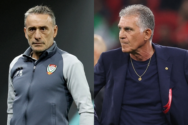 Paulo Bento (left) and Carlos Queiroz. /AFPBBNews=News1
