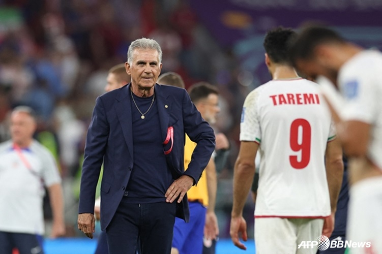 Carlos Queiroz was the coach of the Iranian national team. /AFPBBNews=News1