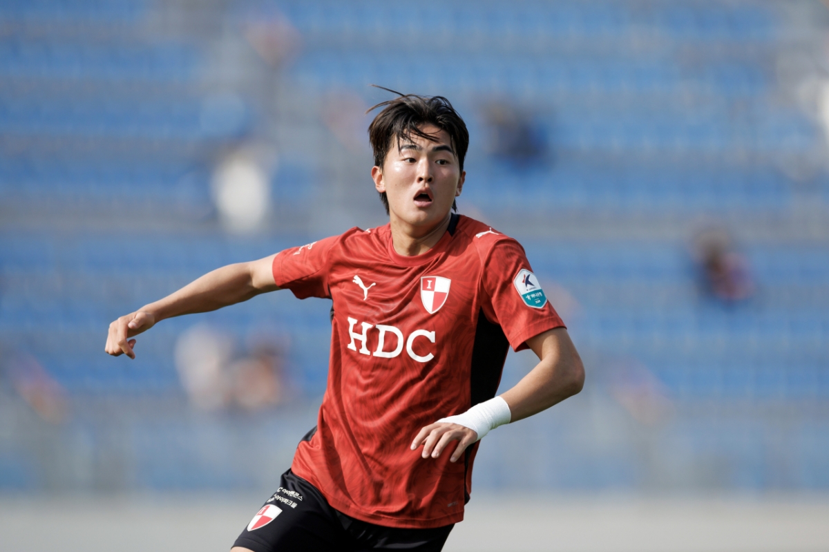 Hana Bank K-League 20267 раунд MVP Пусан Пэкгаон. /Фото = Предоставлено Корейской профессиональной футбольной федерацией.