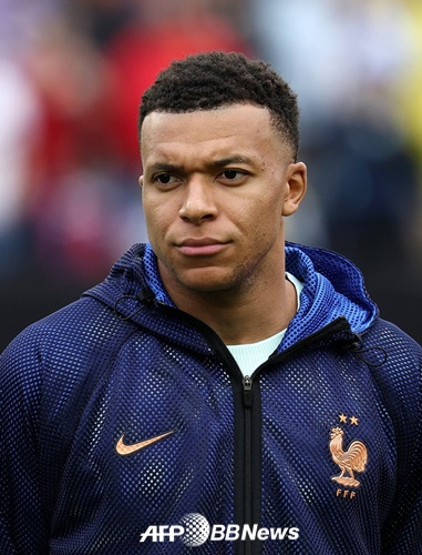 Real Madrid striker Kylian Mbappe. /AFPBBNews=News1