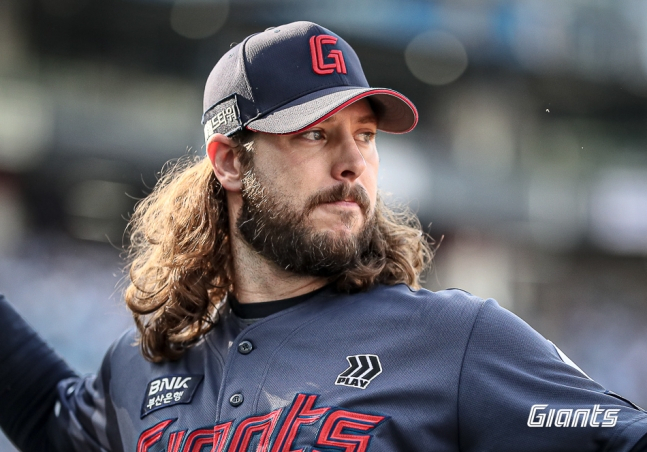 威尔克森在乐天巨人队时期。 =照片:乐天巨人队。