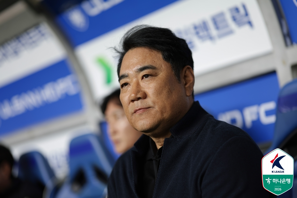 蔚山HDのキム·ヒョンソク監督。 /写真=韓国プロサッカー連盟提供