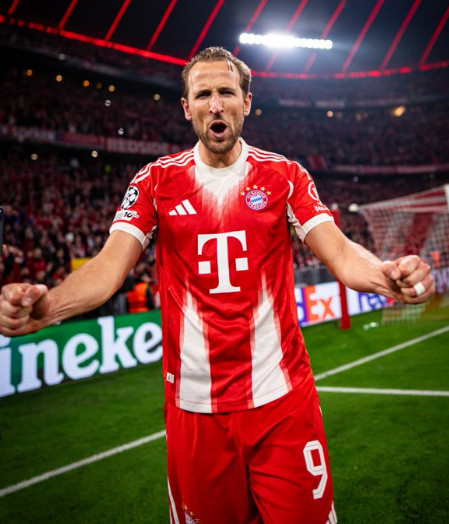 Tiền đạo Bayern Munich Harry Kane. /Ảnh = Cap màn hình SNS chính thức của Bayern Munich