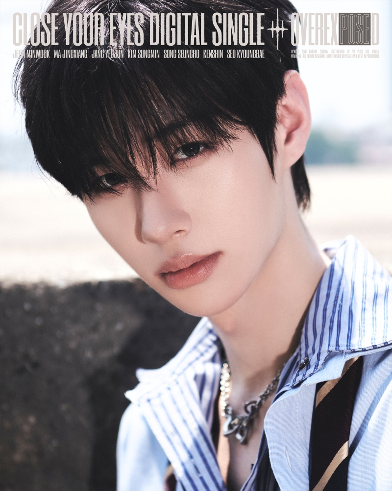 ="close your eyes"的金成民(音)/照片。